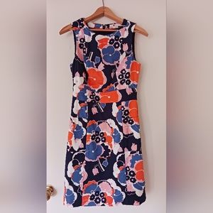 Boden Print A-Line Dress